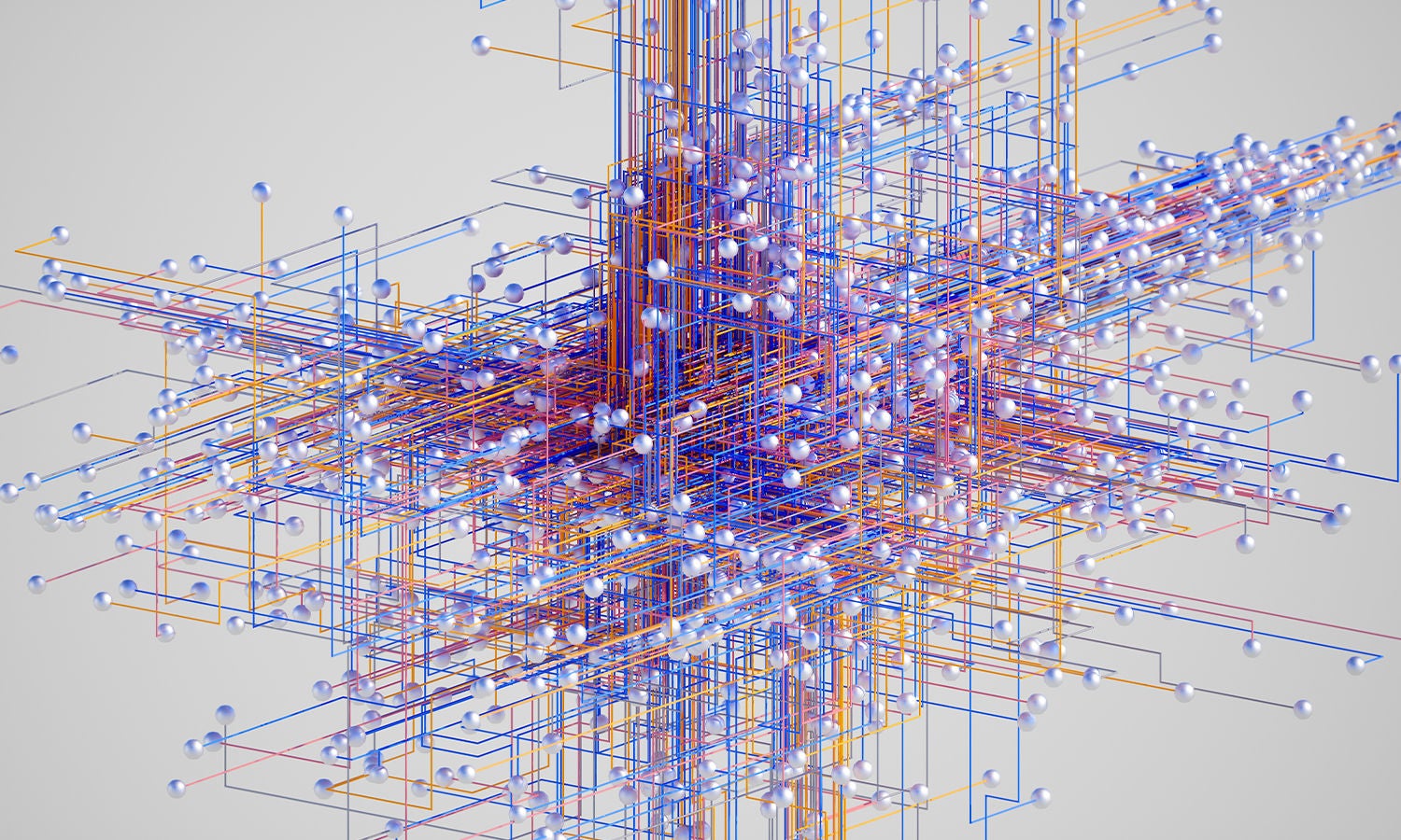 close up of man standing in front of illuminated server